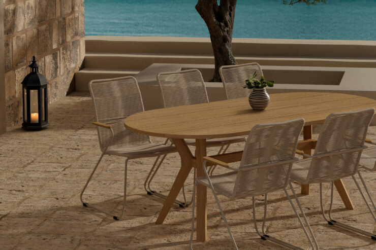 Kenya, Bois – Ensemble repas – Naturel