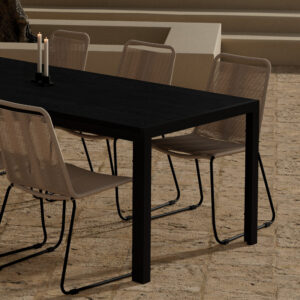 Mirko, Lindos – Ensemble repas – Noir