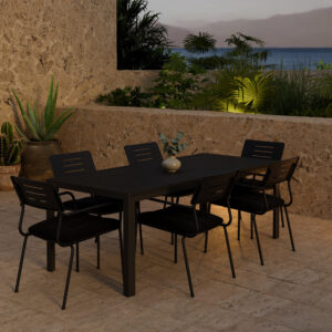 Mirko, Nicke – Ensemble repas – Noir