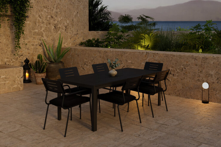 Mirko, Nicke – Ensemble repas – Noir