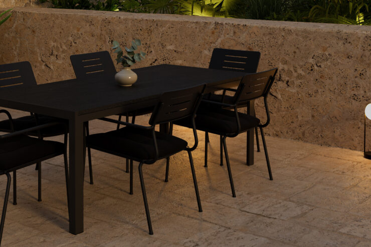 Mirko, Nicke – Ensemble repas – Noir