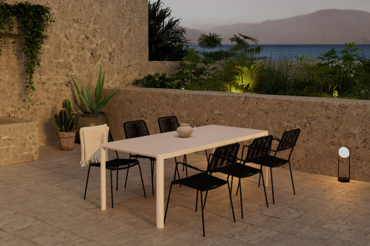 Giardini, Lindos – Ensemble repas – Beige