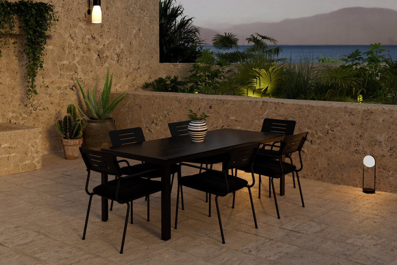 Break, Nicke – Ensemble repas – Noir
