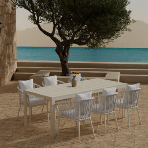 Mirko, Linos – Ensemble repas – Beige