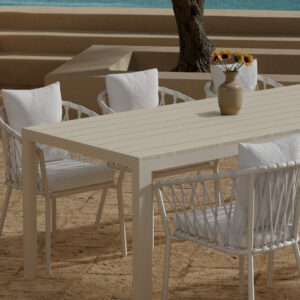 Mirko, Linos – Ensemble repas – Beige