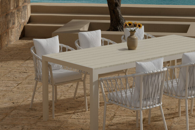 Mirko, Linos – Ensemble repas – Beige