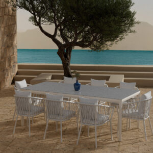Lino, Linos – Ensemble repas – Gris clair