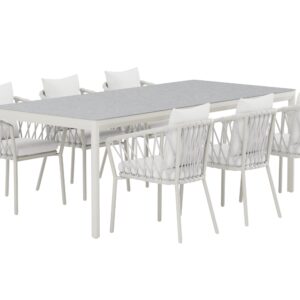 Lino, Linos – Ensemble repas – Gris clair