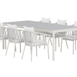 Lino, Linos – Ensemble repas – Gris clair