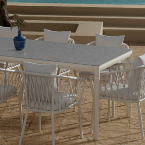 Lino, Linos – Ensemble repas – Gris clair