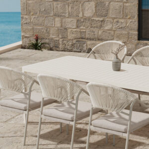 Giardini, Paros – Ensemble repas – Beige