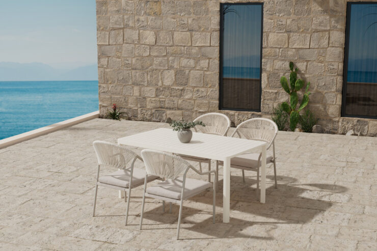 Giardini, Paros – Ensemble repas – Beige