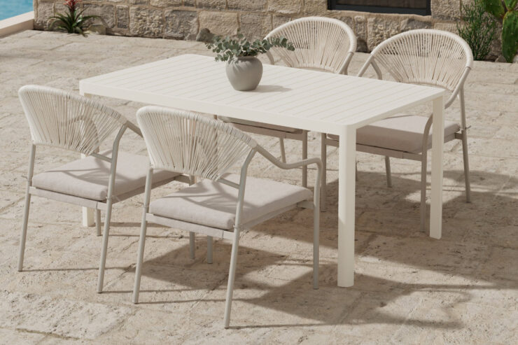 Giardini, Paros – Ensemble repas – Beige