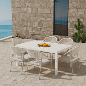Capo, Paros – Ensemble repas – Beige