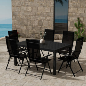 Capo, Levanzo – Ensemble repas – Noir