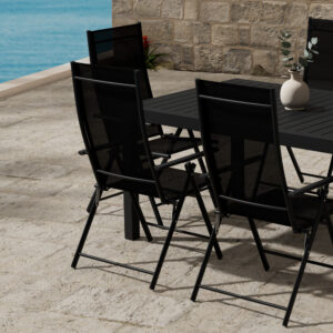 Capo, Levanzo – Ensemble repas – Noir