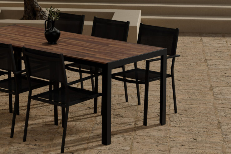 Bois, Copacabana – Ensemble repas – Naturel