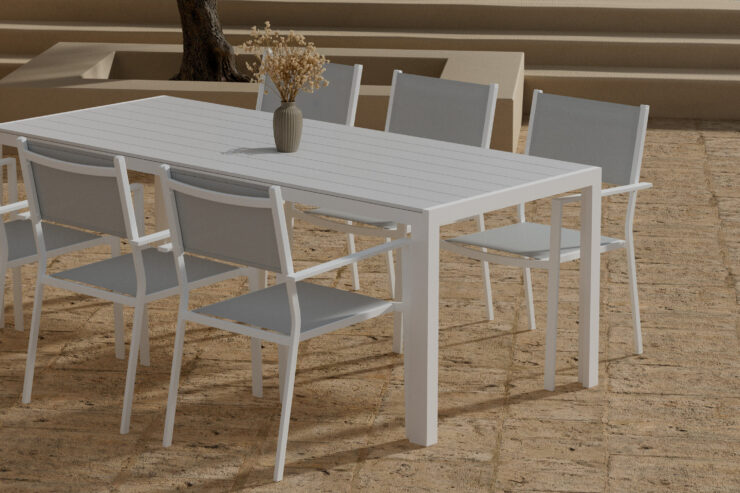 Break, Copacabana – Ensemble repas – Blanc