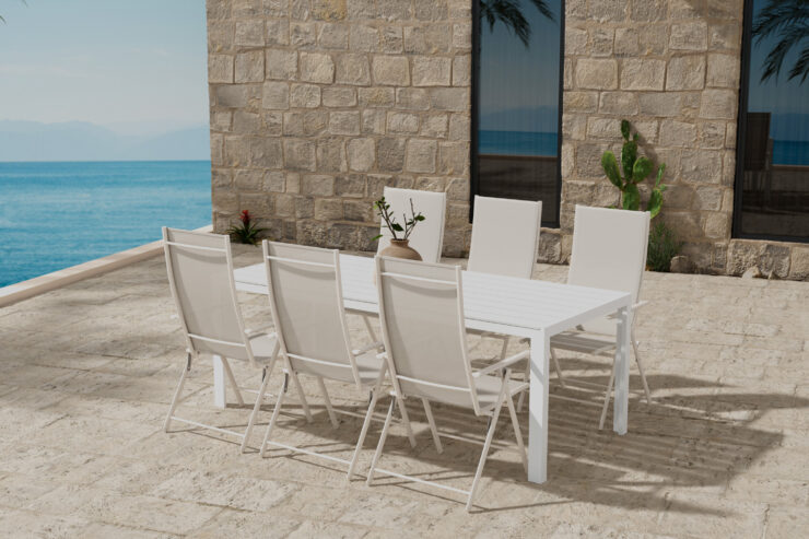 Break, Levanzo – Ensemble repas – Blanc