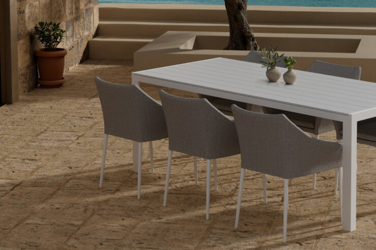 Break, Spoga – Ensemble repas – Blanc