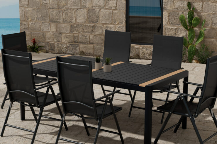Togo, Break – Ensemble repas – Noir