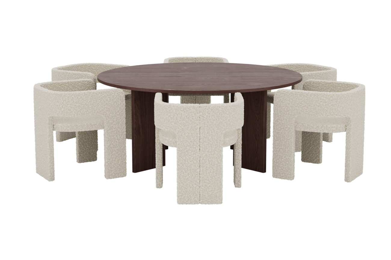 Graos, Kristin – Ensemble repas rond – Moka