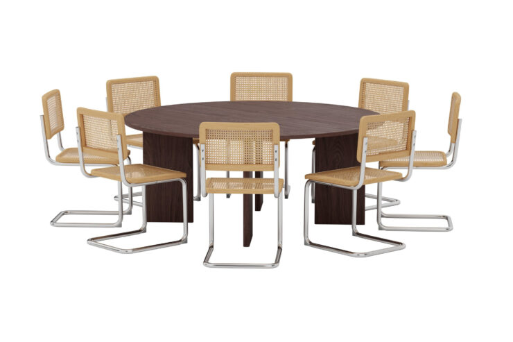 Graos, Robert – Ensemble repas rond – Moka