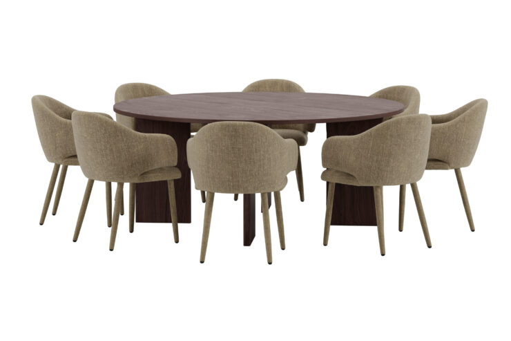 Graos, Evelin – Ensemble repas rond – Moka