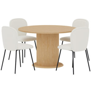 Reko, Carl – Ensemble repas rond – Naturel