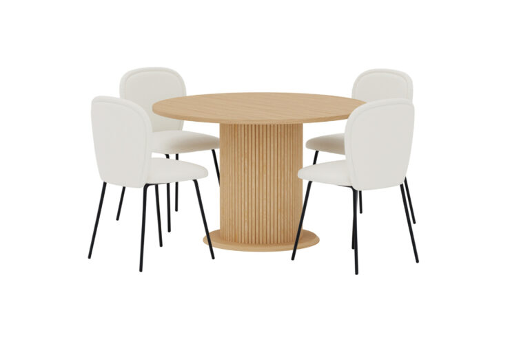 Reko, Carl – Ensemble repas rond – Naturel