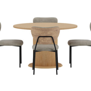 Reko, Butterfly – Ensemble repas rond – Naturel