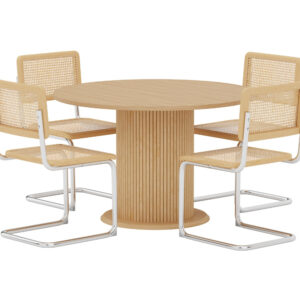 Reko, Robert – Ensemble repas rond – Naturel
