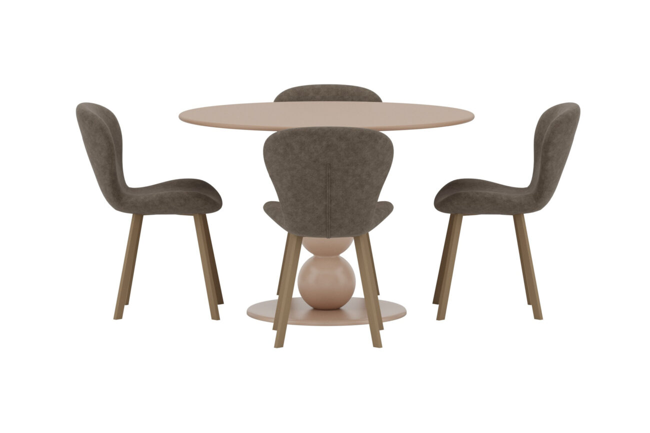 Boule, Lilja – Ensemble repas rond – Beige