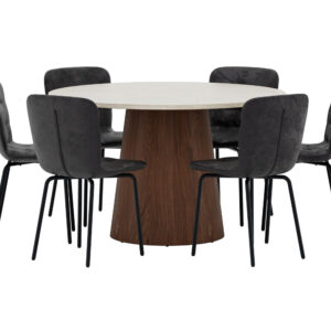 Lanzo, Punsch – Ensemble repas rond – Beige
