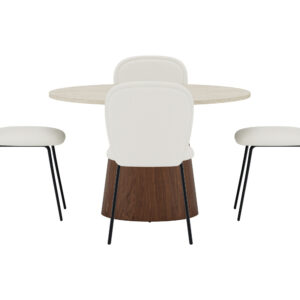 Lanzo, Carl – Ensemble repas rond – Beige