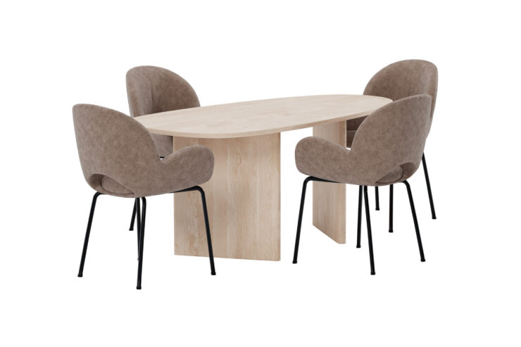 Grönvik, Florensa – Ensemble repas ovale – Naturel