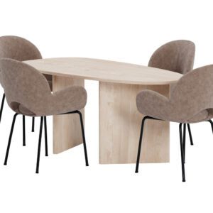 Grönvik, Florensa – Ensemble repas ovale – Naturel