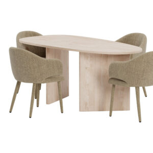 Grönvik, Evelin – Ensemble repas ovale – Naturel