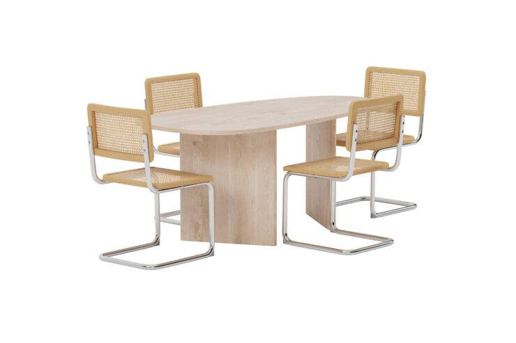 Grönvik, Robert – Ensemble repas ovale – Naturel