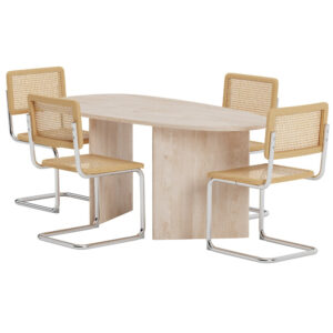 Grönvik, Robert – Ensemble repas ovale – Naturel