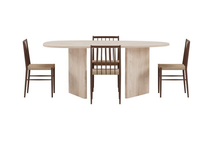 Grönvik, Enes – Ensemble repas ovale – Naturel