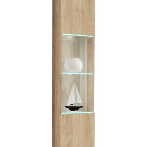 Ensemble TV mural Fly A-P3 – hickory Jackson – 260 x 40 x 170 cm