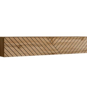 Ensemble TV mural Switch PR1 – chêne Wotan – 180 x 40 x 148 cm