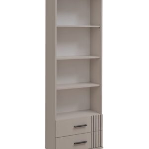 Bibliothèque Sigma – cachemire, noir – 60 x 35 x 175 cm