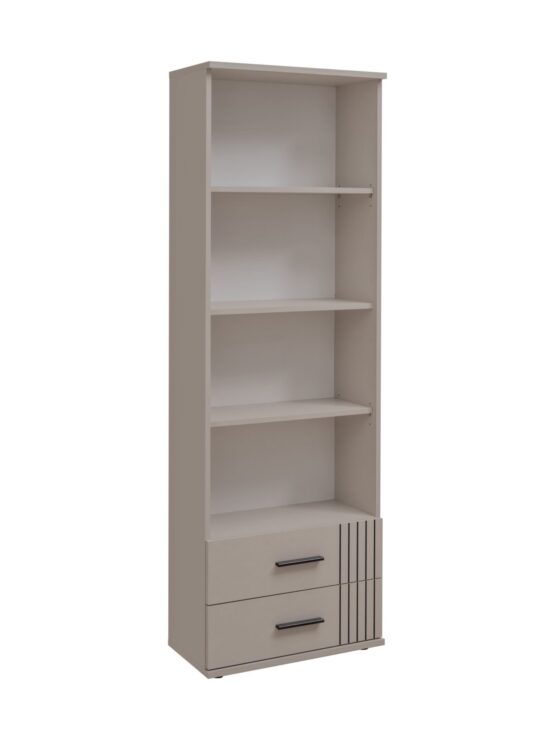 Bibliothèque Sigma – cachemire, noir – 60 x 35 x 175 cm