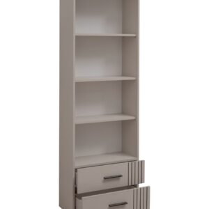 Bibliothèque Sigma – cachemire, noir – 60 x 35 x 175 cm