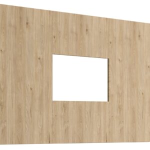 Ensemble TV mural Fly A-P3 – hickory Jackson – 260 x 40 x 170 cm