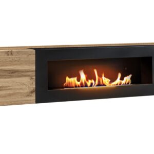 Ensemble TV mural Switch PRK – chêne Wotan – 180 x 40 x 148 cm