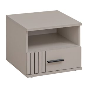 Table de chevet Sigma – cachemire, noir – 45 x 40 x 38 cm