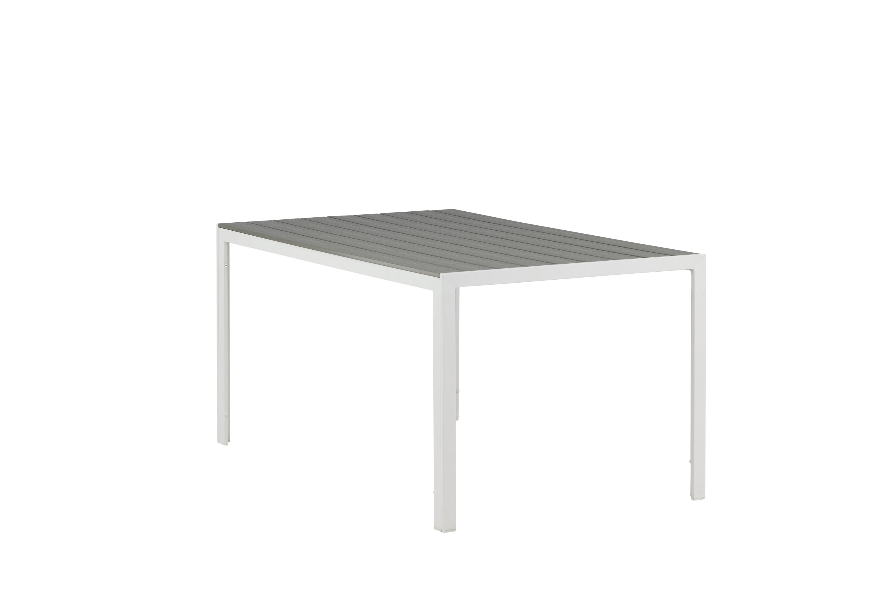 Break table à manger rectangulaire gris, blanc 150 x 90 cm sur fond clair